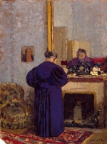 Vuillard, Ãdouard - Old Woman near a Mantelpiece