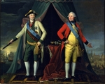 Velly, Jean Louis, de - Portrait of count Grigory Orlov (1734-1783) and Count Alexey Orlov of Chesma (1737–1808)