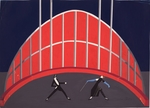 Exter, Alexandra Alexandrovna - Scene design for the ballet Le Cirque by Elsa Krüger