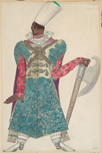 Bakst, Léon - Rynda. Costume design for the opera Sadko by N. Rimsky-Korsakov