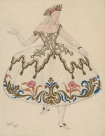 Bakst, Léon - Costume design for the ballet Sleeping Beauty by P. Tchaikovsky