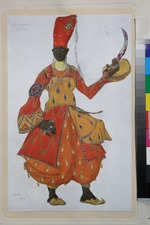 Bakst, Léon - Eunuch. Costume design for the ballet Scheharazade by N. Rimsky-Korsakov