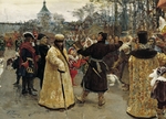 Repin, Ilya Yefimovich - The Tsars Ivan Alexeyevich and Pyotr Alexeyevich of Russia