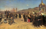 Repin, Ilya Yefimovich - Easter Procession in the District of Kursk