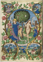 Furtmeyr, Berthold - Tree of Death and Life (Miniature from the Salzburg Missale)