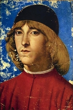 Perugino - Portrait of Piero the Unfortunate, de' Medici (1472-1503). From: Homer. Opera omnia
