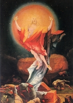 Grünewald, Matthias - The Isenheim Altarpiece. Right panel: the Resurrection