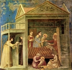 Giotto di Bondone - The Birth of the Virgin (from the cycles of The Life of the Blessed Virgin Mary)