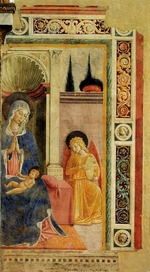 Gozzoli, Benozzo - Madonna and Child with Angel