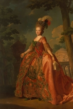 Roslin, Alexander - Portrait of Empress Maria Feodorovna (Sophie Dorothea of Württemberg) (1759-1828)