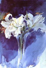 Zorn, Anders Leonard - White Lilium