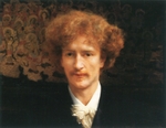 Alma-Tadema, Sir Lawrence - Portrait of the pianist, composer and politician Ignacy Jan Paderewski