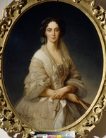 Goravsky, Apolinari Gilyarievich - Portrait of Maria Alexandrovna (1824-1880), Empress of Russia