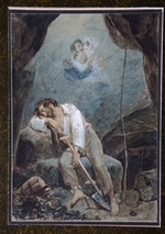 Anonymous - Dream of Volkonsky (Copy after Karl Briullov)