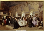 Perov, Vasili Grigoryevich - A Meal in the Monastery