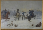 Anonymous - King Charles XII at the Battle of Narva on 19 November 1700