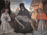 Perugino - Pietà with Saint Jerome, and Saint Mary Magdalene
