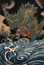 Kuniyoshi, Utagawa (Ichiyusai) - Sea-Dragon