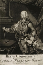 Stenglin, Johann - Portrait of the Tsar Peter III of Russia (1728-1762)