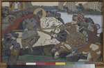 Roerich, Nicholas - Alexander Nevsky Striking Birger Jarl