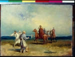 Schwarz, Vyacheslav Grigoryevich - Tsar Ivan the Terrible at the Falconry