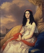 Steuben, Charles de - Portrait of the French writer Countess Dash (1804-1872)