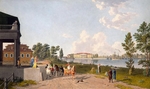 Lory, Gabriel Ludwig, the Elder - View of the Kamennoostrovsky Palace from Aptekarsky Island in St Petersburg