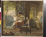Briullov, Karl Pavlovich - Italian woman expecting a child