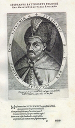 Custos, Dominicus - Stephen Báthory of Poland. From Atrium heroicum, Augsburg 1600-1602