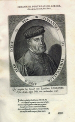 Custos, Dominicus - King John III of Portugal and the Algarves. From Atrium heroicum, Augsburg 1600-1602
