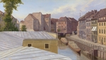 Gaertner, Johann Philipp Eduard - The Friedrichsgracht, Berlin