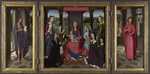 Memling, Hans - The Virgin and Child with Saints and Donors (The Donne Triptych)