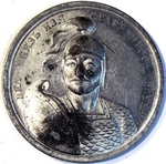 Gass, Johann Balthasar - Grand Prince Iziaslav Yaroslavich of Kiev (from the Historical Medal Series)