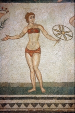 Antique Art - The bikini girls mosaic (From the Chamber of the Ten Maidens)