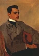 Serov, Valentin Alexandrovich - Portrait of Prince Nikolay Yusupov, Count Sumarokov-Elston (1883-1908)