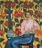 Mashkov, Ilya Ivanovich - Portrait of Varvara Petrovna Vinogradova
