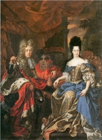 Douven, Jan Frans van - Johann Wilhelm II, Elector Palatine and Duchess Anna Maria Luisa de' Medici