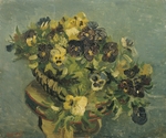 Gogh, Vincent, van - Basket of pansies on a small table