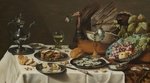 Claesz, Pieter - Still Life with Turkey Pie