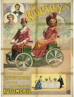 Friedländer, Adolph - The Wortley's in their great electric musical novelty transformation Automobil