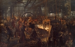 Menzel, Adolph Friedrich, von - The Iron Rolling Mill (Modern Cyclopes)