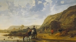 Cuyp, Aelbert - River Landscape with Riders