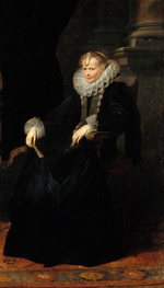 Dyck, Sir Anthony van - Portrait of a Genovese Lady