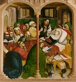 Multscher, Hans - The death of Mary. The Wings of the Wurzach Altar