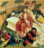Multscher, Hans - Christ rising from the Tomb. The Wings of the Wurzach Altar