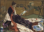 Whistler, James Abbott McNeill - Caprice in Purple and Gold: The Golden Screen