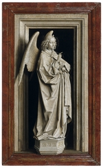Eyck, Jan van - The Annunciation (Diptych, left panel)
