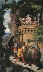 Schwind, Moritz Ludwig, von - The Rose, or the Artist's Journey