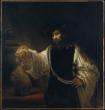 Rembrandt van Rhijn - Aristotle Before the Bust of Homer