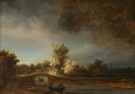Rembrandt van Rhijn - The Stone Bridge